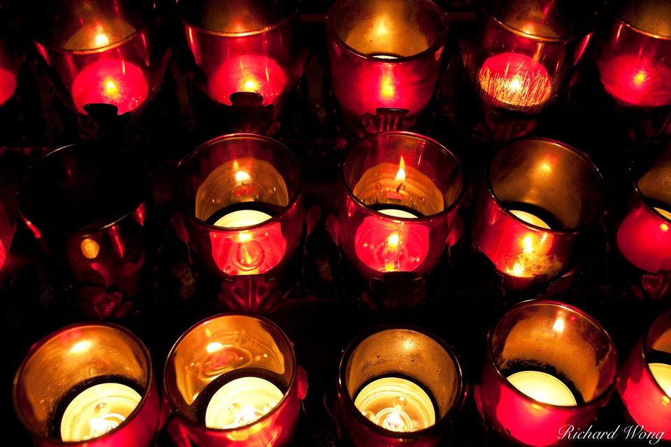 Worship Candles | Mission San Juan Capistrano, California | Richard ...