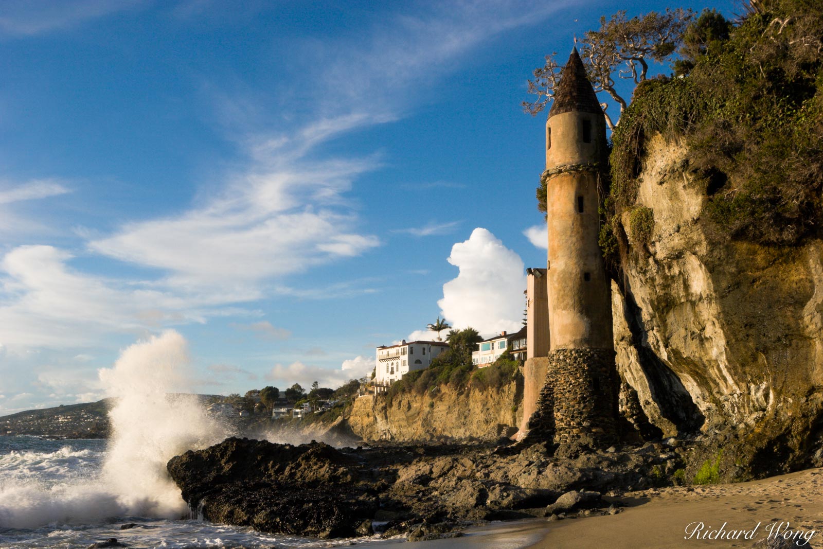 Laguna Beach Castle Turret Photo | Richard Wong Photography